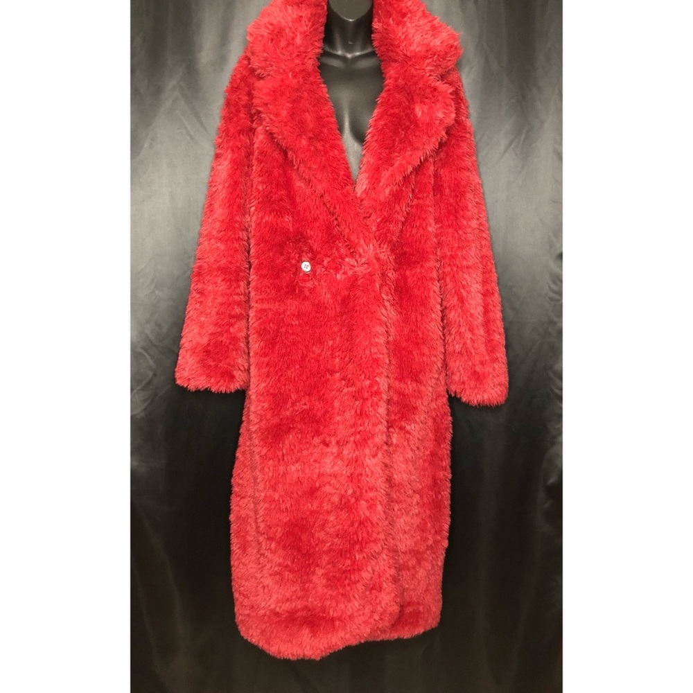 Free People Evys Faux Fur Plush Sherpa Teddy Coat $198 XS - Picture 4 of 6